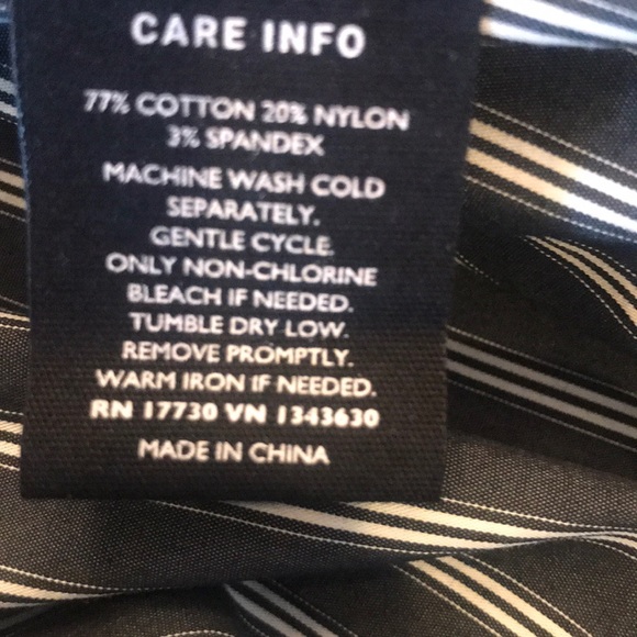 Pinstriped Asymmetric Flared Dress - Picture 6 of 6